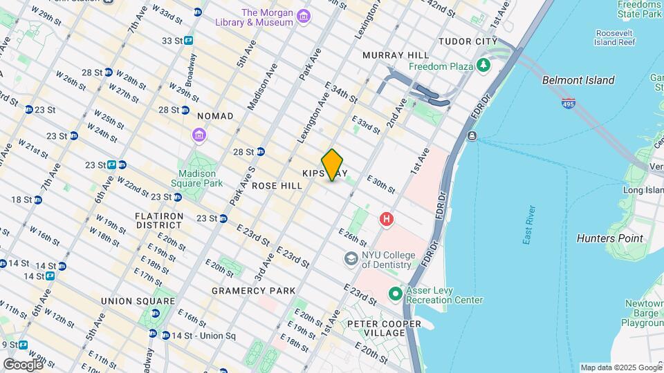 225 E 28th St Mapa y Detalles de la Ubicación