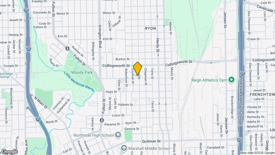 3403 Gano St Map and Location Details