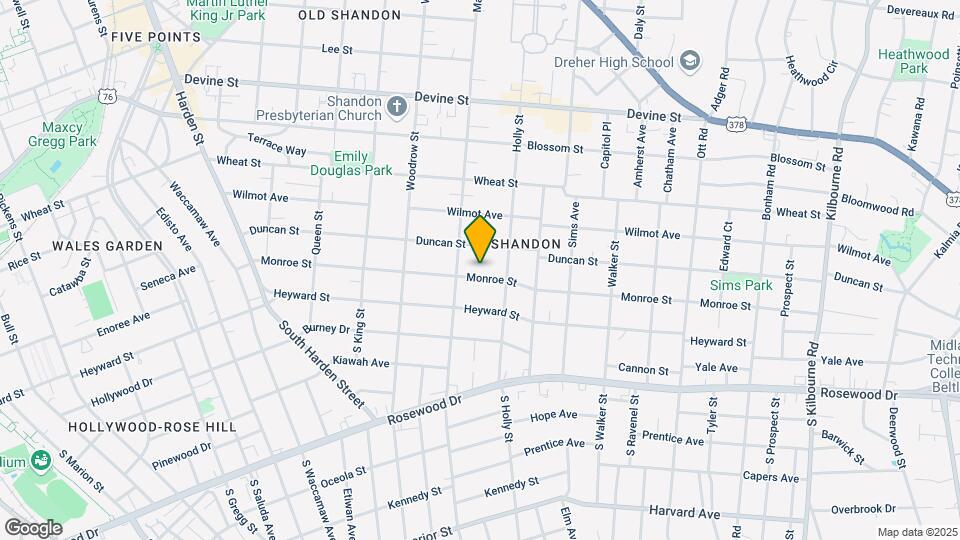 2817 Monroe St Map and Location Details