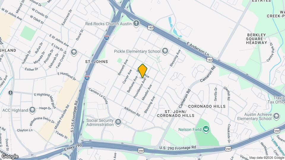 7208 Providence Ave Map and Location Details