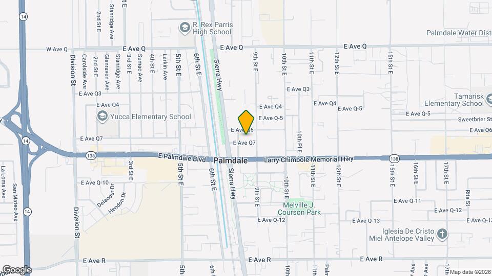 817 E Ave Q7 Map and Location Details