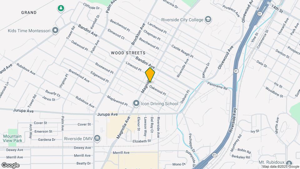 5590 Magnolia Ave Map and Location Details