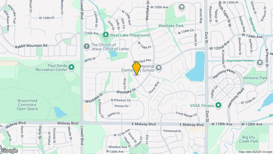 13120 Grove Pl Map and Location Details