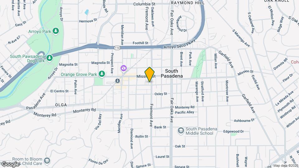923 Fremont Ave Map and Location Details