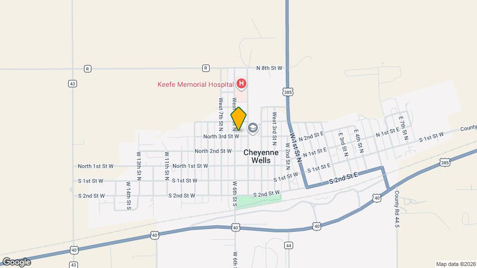 595 North 3rd St W Map and Location Details