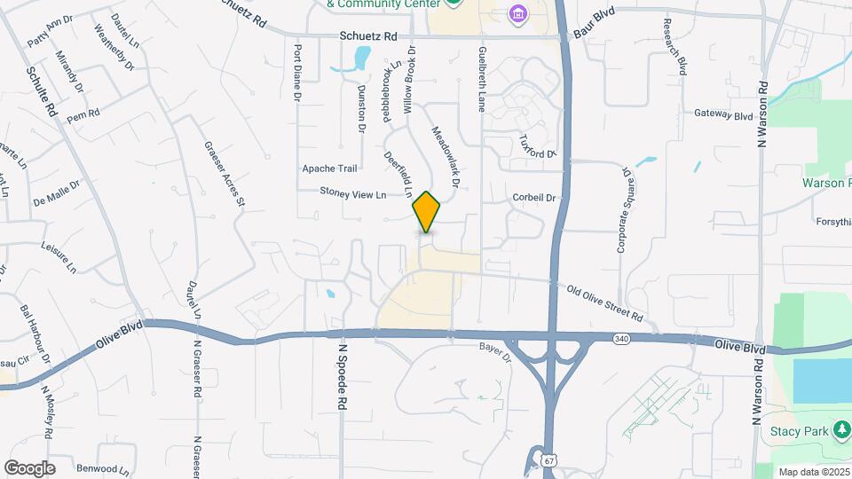 1063 Willow Brook Dr Map and Location Details