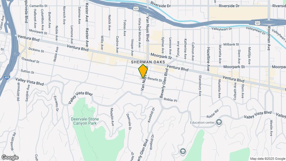 4267 Van Nuys Blvd Map and Location Details