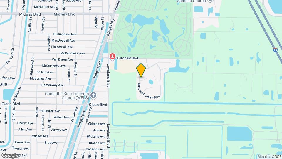 2827 Suncoast Lakes Blvd Mapa y Detalles de la Ubicación