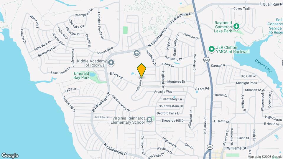 754 Monterey Dr Map and Location Details