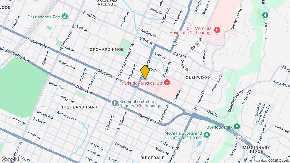 2107 Oak St Map and Location Details