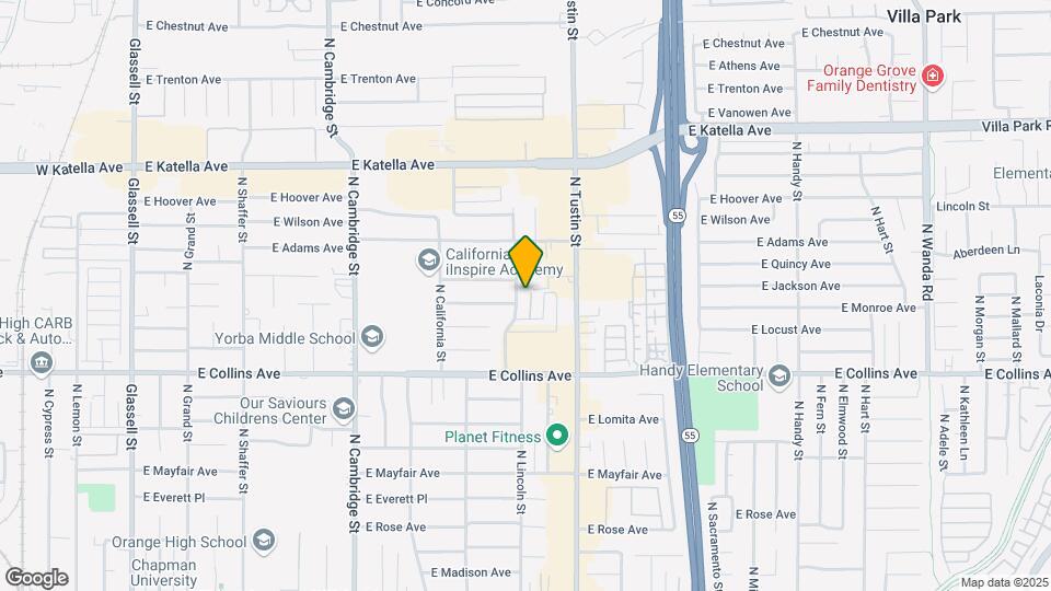 1043 N Lincoln St Mapa y Detalles de la Ubicación