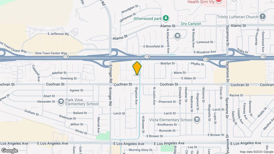 2469 Pinewood Pl Map and Location Details