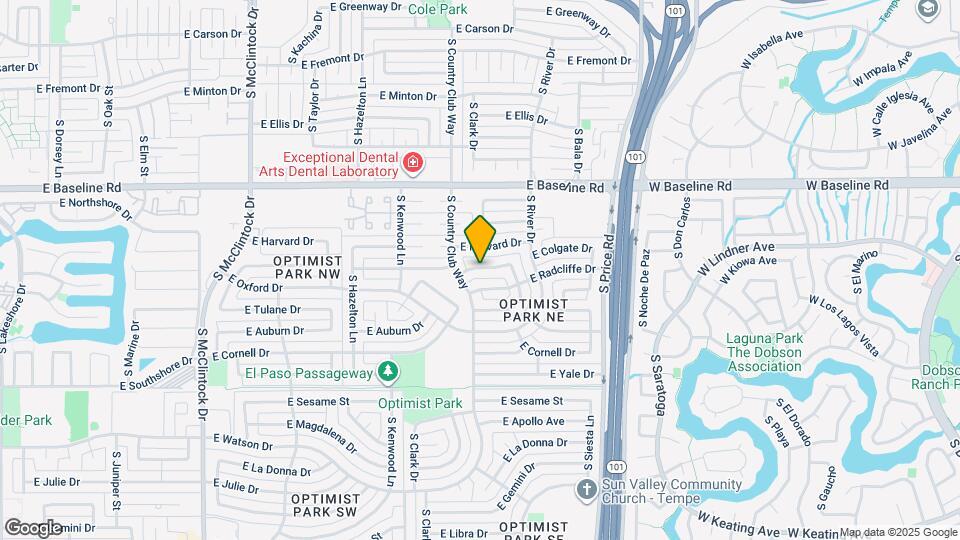 2015 E Colgate Dr Map and Location Details