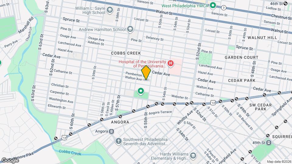 5520 Walton Ave Map and Location Details