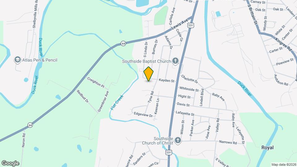 184 Tyne Rd Map and Location Details