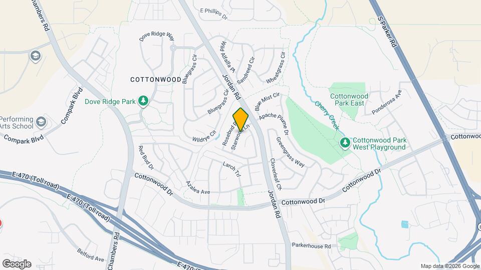 8728 Starwood Ln Map and Location Details