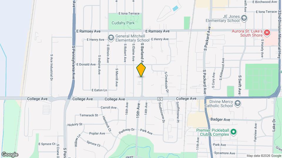 6169 S Barland Ave Map and Location Details