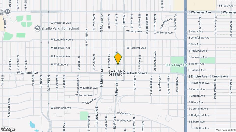 3928 N Post St Map and Location Details