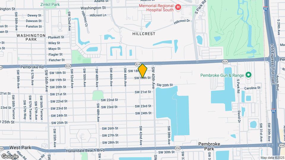 4130 SW 19th St Map and Location Details