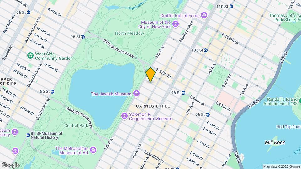 16 E 95th St Map and Location Details