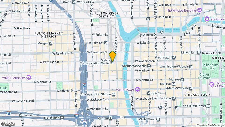 500 W Madison St Map and Location Details