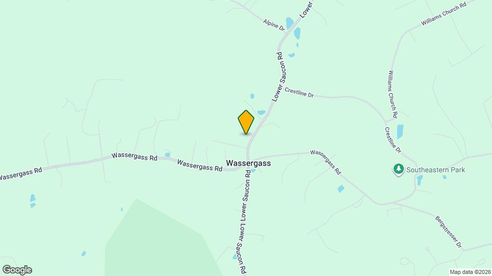 3676 Lower Saucon Rd Map and Location Details
