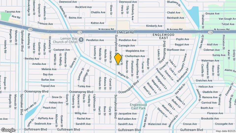 7114 Sunnybrook Blvd Map and Location Details