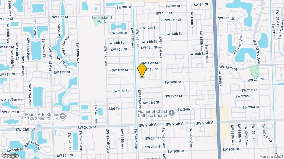 14383 SW 19 Terrace Map and Location Details
