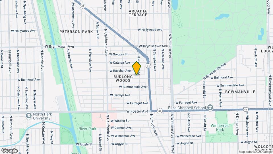 2600 W Balmoral Ave Map and Location Details