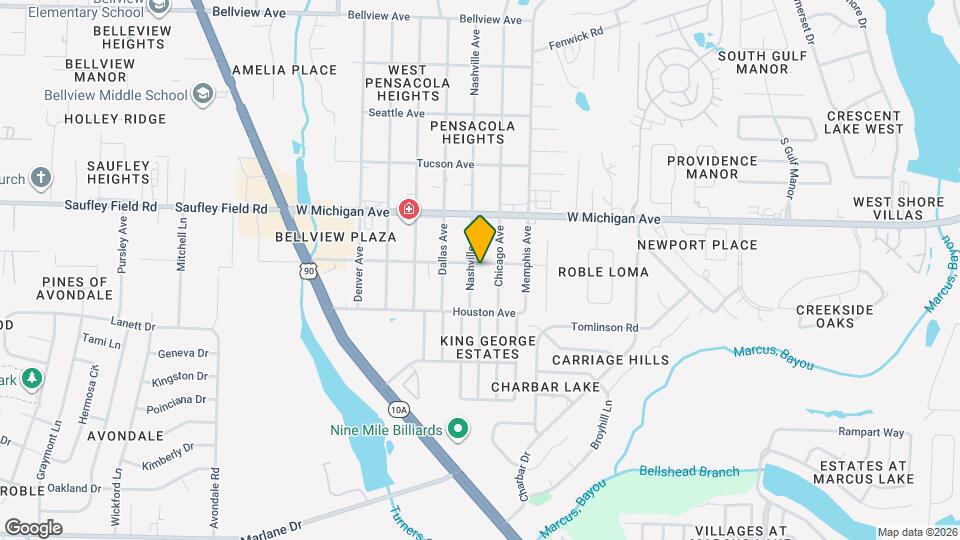 5824 Nashville Ave Map and Location Details