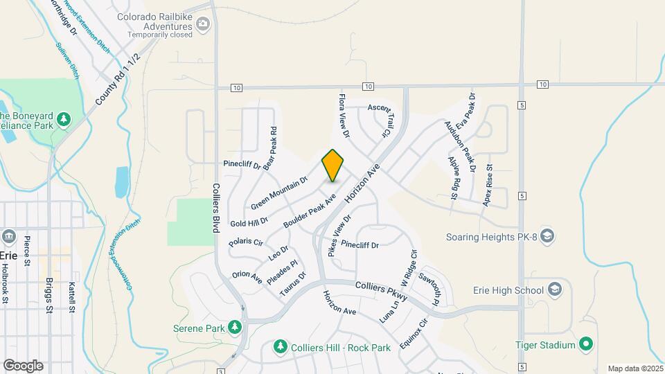 821 Boulder Peak Ave Mapa y Detalles de la Ubicación