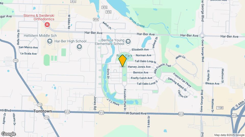 523 Founders Park Dr W Map and Location Details
