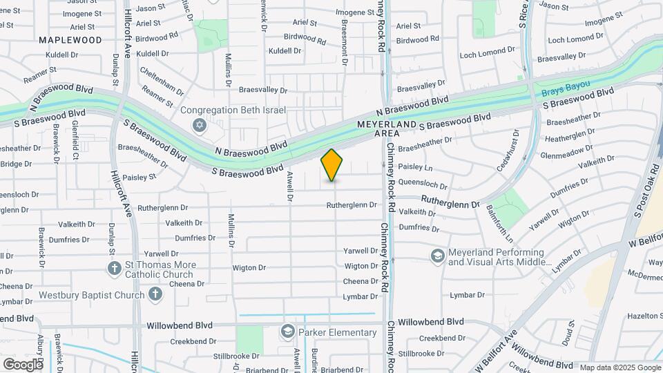 9738 Braesmont Dr Map and Location Details