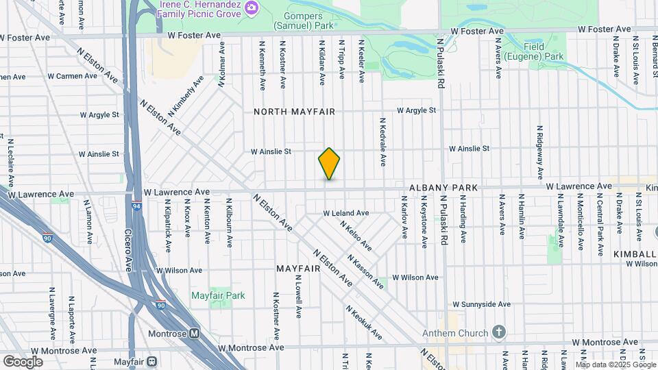 4254 W Lawrence Ave Mapa y Detalles de la Ubicación