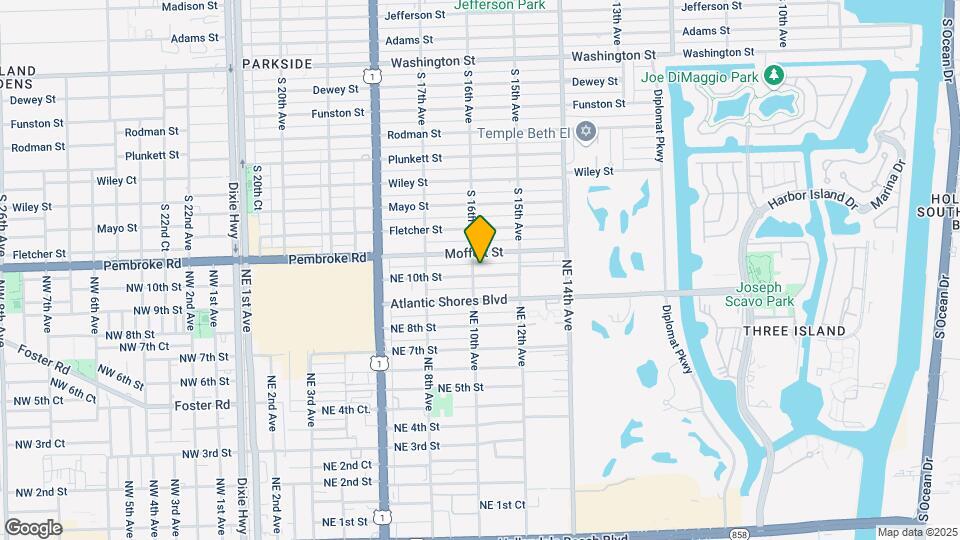 1005 NE 10th St Map and Location Details