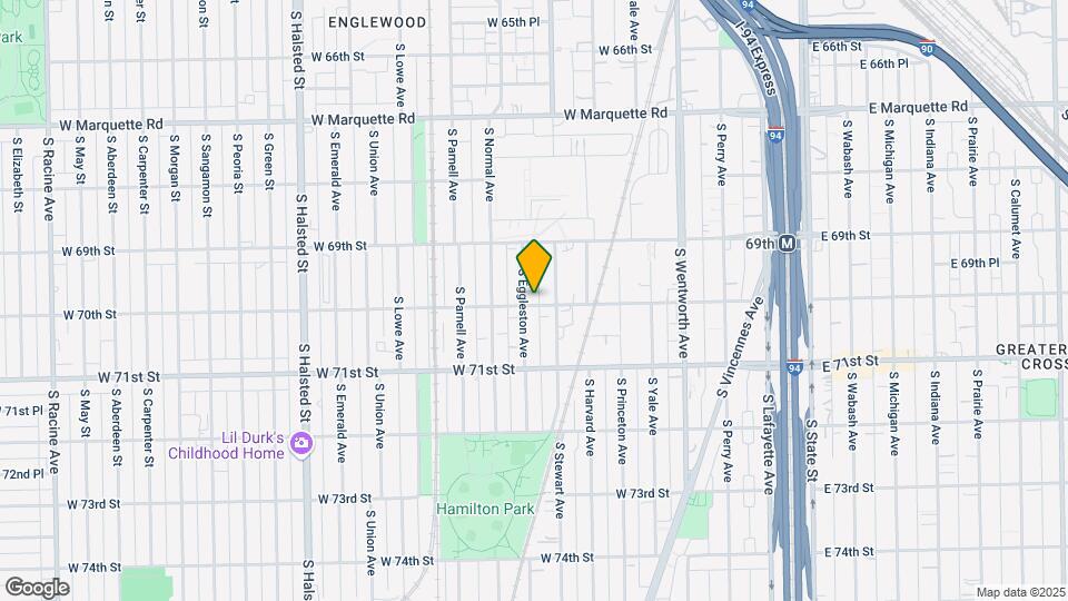 6957-59 S Eggleston Ave Mapa y Detalles de la Ubicación