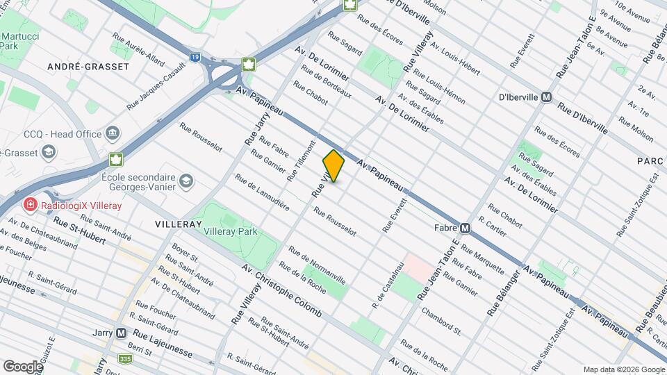 7640 Fabre Rue Map and Location Details