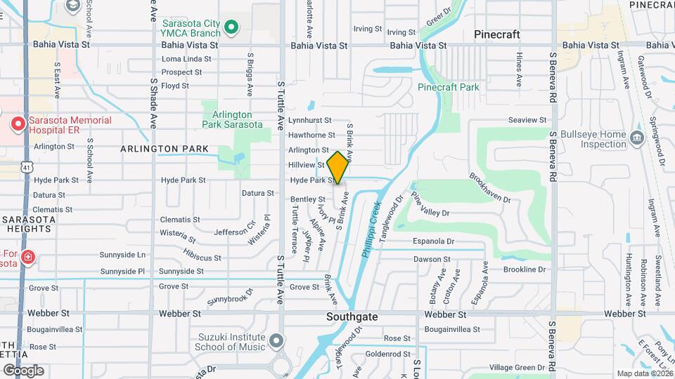 2013-2015 Tetlow Pl Map and Location Details