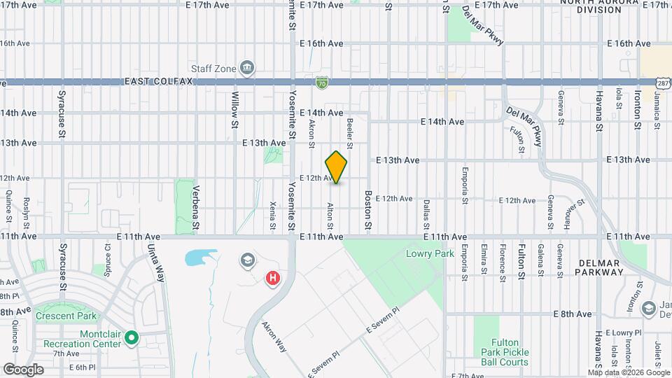 1178 Alton St Map and Location Details