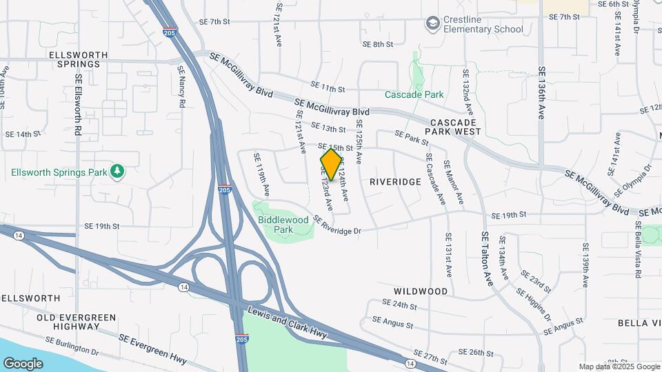 1701 SE 123rd Ave Map and Location Details