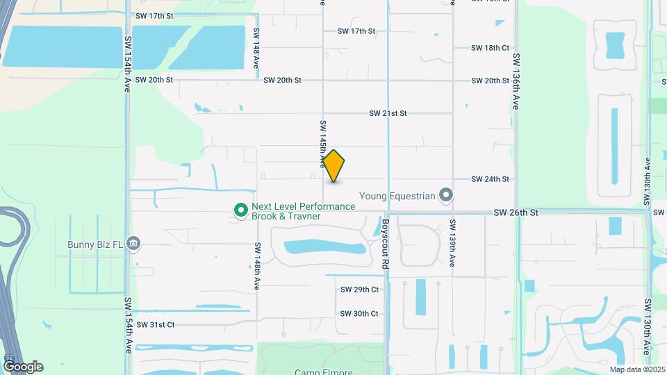 14450 SW 24th St Map and Location Details