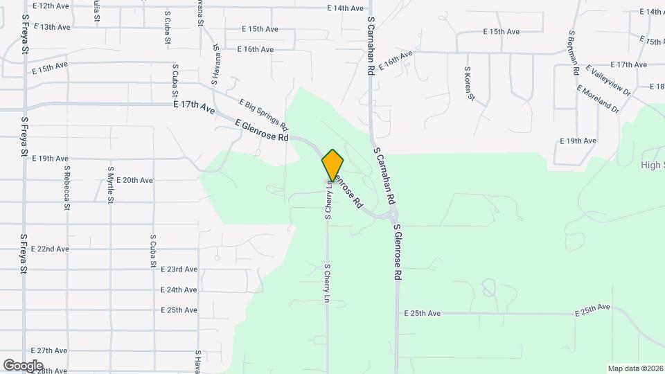 1967 S Cherry Ln Map and Location Details