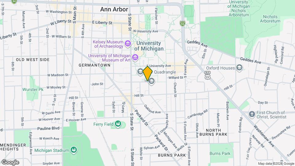 702 Tappan Ave Map and Location Details