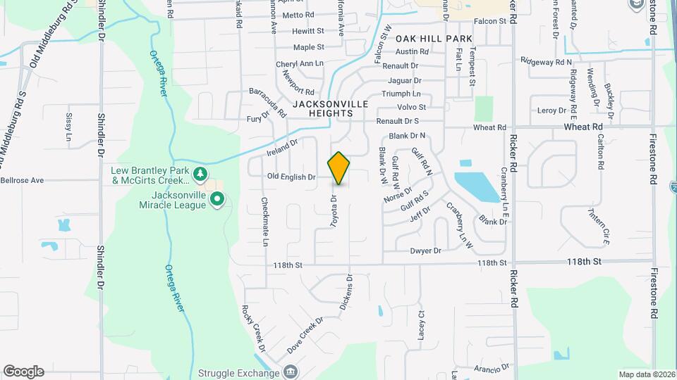 6119 Toyota Dr Map and Location Details