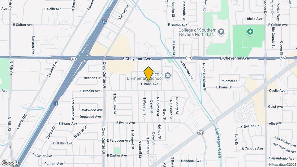 2544 Vandra St Map and Location Details