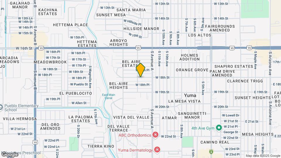 1281 W 18th St Map and Location Details