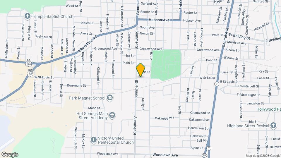 1003 W St Louis St Map and Location Details