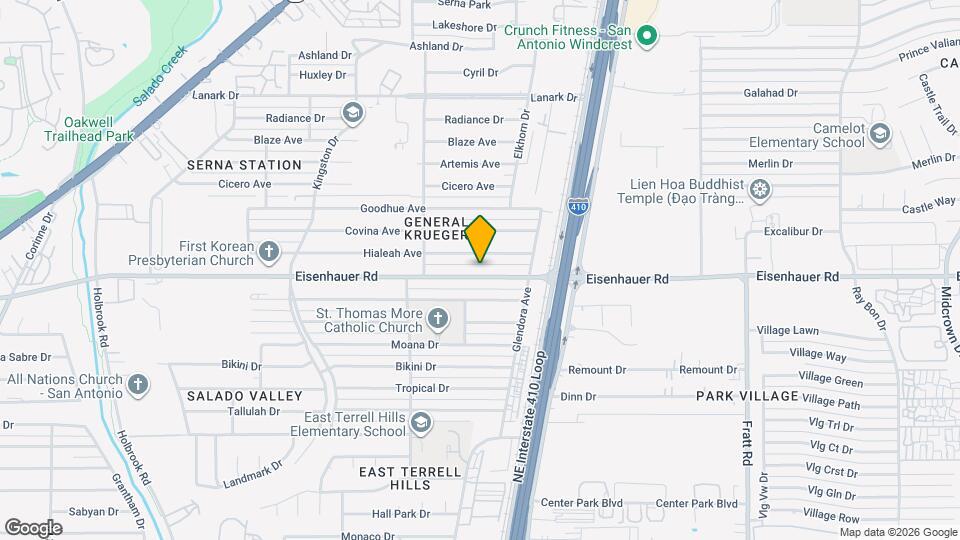 4503 Eisenhauer Rd Mapa y Detalles de la Ubicación