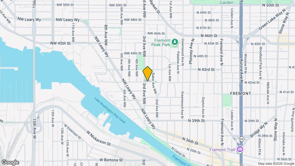 4142 3rd Ave NW Map and Location Details