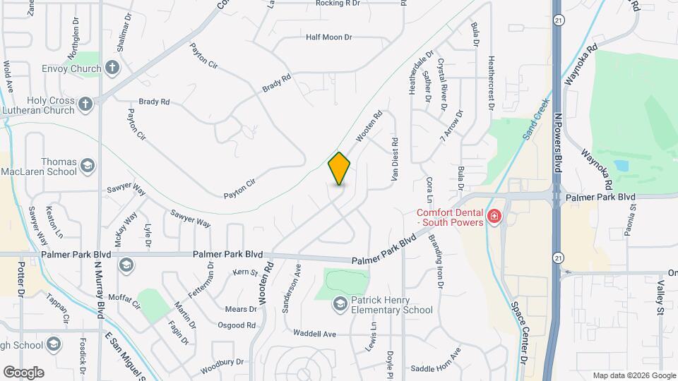 1716 Wooten Rd Map and Location Details